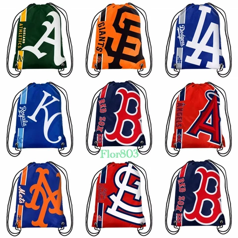 MLB Baseball Team Drawstring backpack / Gym bag Cover