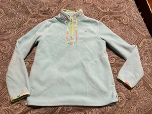 Lilly Pulitzer Girls Fleece Sweatshirt Blue Size 14 - Picture 1 of 4