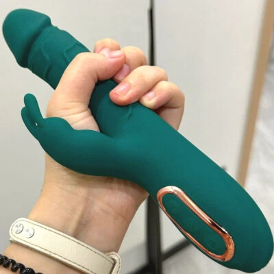 Rabbit Vibrator Dildo G-Punkt Anal Vibratoren Stimulator Sexspielzeug Für Frauen - Bild 1 von 4