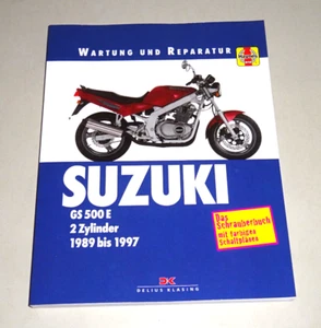 Manual De Reparación - Suzuki GS 500 E 2 Cilindros - Año 1989 A 1997 - Imagen 1 de 2