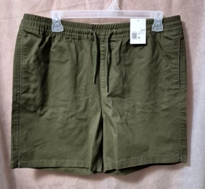 Forever 21 Men's Drawstring Jogger/Volley Shorts, Army Green-Sizes XL & XXL -NWT - Picture 1 of 4