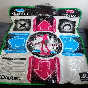 Konami DANCE PAD for DDR Dance Dance Revolution "Stay Cool" for PS1 & PS2 -RB - Picture 1 of 14