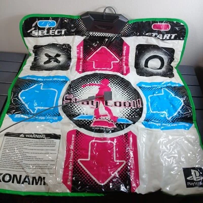 Konami DANCE PAD for DDR Dance Dance Revolution "Stay Cool" for PS1 & PS2 -RB - Image 1 of 4