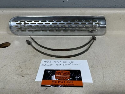 1973 KTM GS 125 Exhaust Heat Shield Mounting Straps - Used - Image 1 of 4