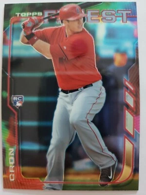 C.J. CRON 2014 TOPPS FINEST ROOKIE CARD# 36. - Image 1 of 2