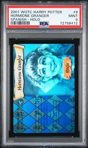 2001 WOTC Harry Potter #9 Hermione Granger Holo SPANISH PSA 9 Mint POP 1 - Picture 1 of 2