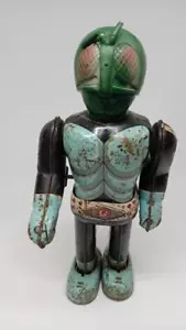 Angel Kamen Rider Wind-up Tin Figure Vintage Character Toy Used Japan (no box) - Picture 1 of 7