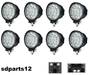 8X 42w Led Luce Lampada Faro Da Lavoro Supporto Flood Auto Camion Trattore  - Foto 1 di 7