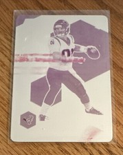 2021 Mosiac Davis Mills Magenta Printing Plate 1/1 Texans