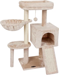 Cute Cat Tree Kitten Cat Tower for Indoor Cat Condo Sisal Scratching Posts with - Picture 1 of 7