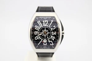 FRANCK MULLER VANGUARD YACHTING 45MM STAHL SCHWARZES ZIFFERBLATT UHR V45 SC DT YACHTING - Bild 1 von 12