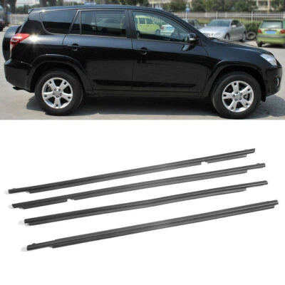 4x Cinturón de moldura de ventana de puerta automática para Toyota RAV4 2009-2012 Foto 1 de 4