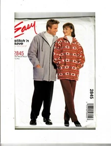 Stitch n Save 2845 Sewing Pattern Jacket Pants Size L-XL Uncut FF Complete - Picture 1 of 2