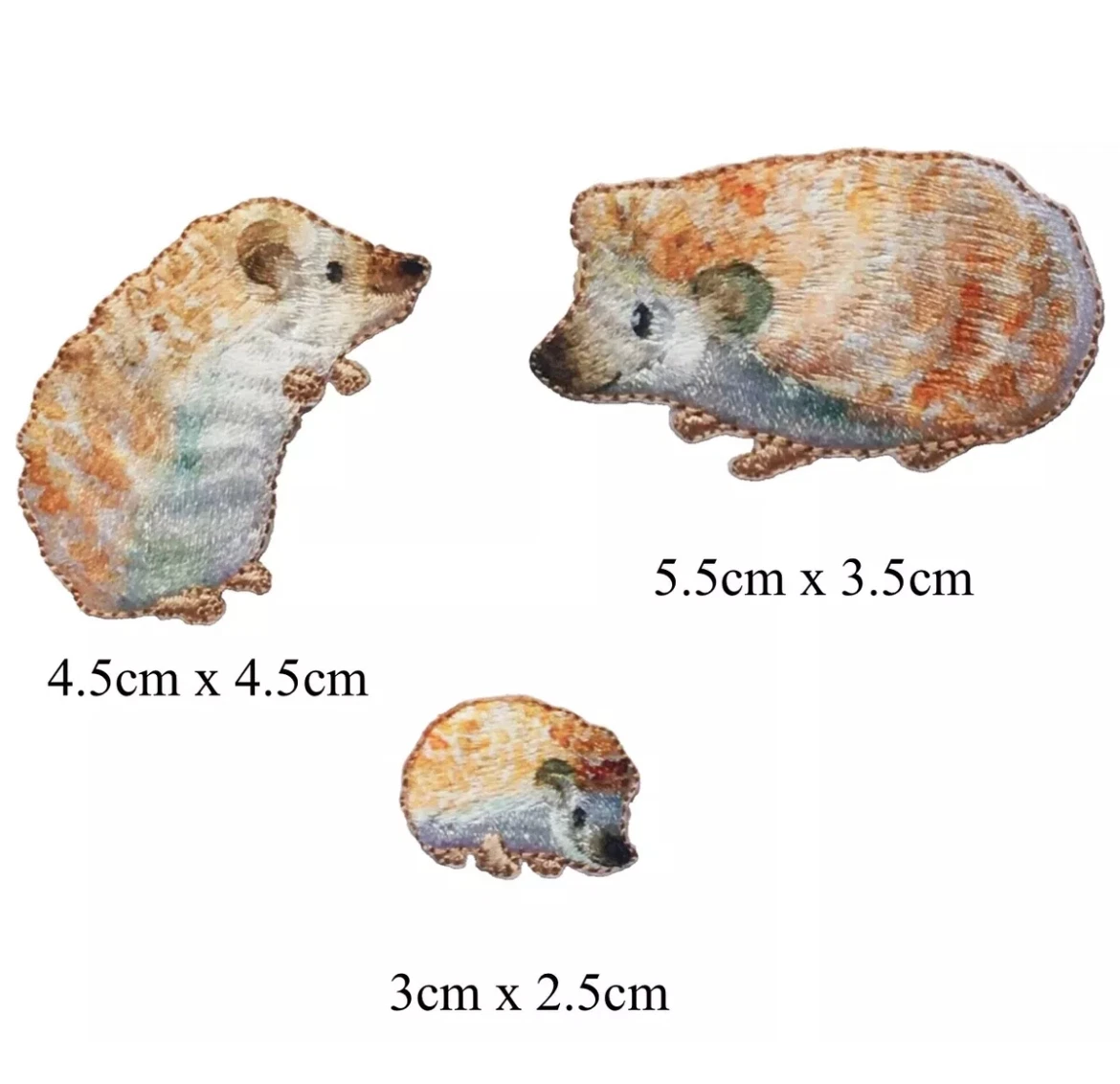 Giraffe Iron On Patch - 1.96x2.95 Inch Embroidered Animal Applique