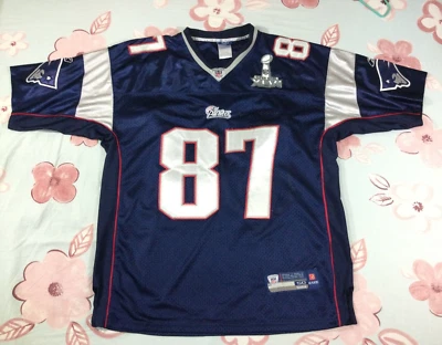 Camiseta deportiva de fútbol americano de los New England Patriots NFL Rob Gronkowski #87 Reebok talla 50 Foto 1 de 4