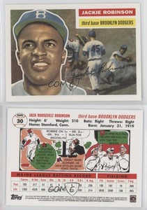 2010 Topps The Cards Your Mom Threw Out Original Back Jackie Robinson #30 HOF