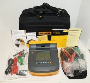 FLUKE 1555 INSULATION RESISTANCE TESTER MEGGER 10 kV MEGOHMMETER - Picture 1 of 23