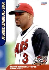 2007 Atlantic League All-Stars Choice #23 Victor Rodriguez Aguirre Puerto Rico 