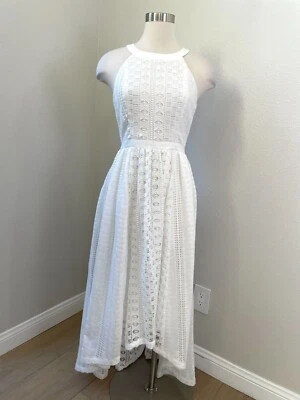 ModCloth Womens Small Harmonious Ceremony Maxi Dress Hi Low Hem Sleeveless - Image 1 of 4