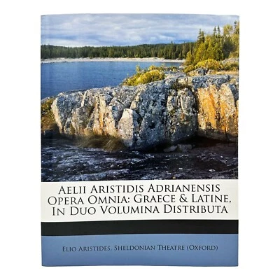 Aelii Aristidis Adrianensis Opera Omnia: Graece & Latine, in Duo Volumina, New - Image 1 of 4