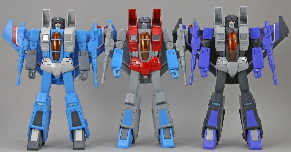 New Transforms MP52 Starscream MP52+ Thundercracker MP52+SW Skywarp Figure - Image 1 of 4