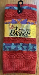 Vintage 1982 Danskin Knit Leg Warmers NEW OLD STOCK Dance Colorful One Size - Picture 1 of 3