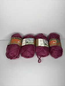 Patons Pure New Wool 8ply Rosy Pink Shade 1094 25grx4 - Picture 1 of 4
