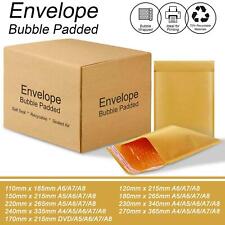 GOLD BUBBLE PADDED ENVELOPES MAIL MAILERS BAGS POSTAL WRAP MAILING BAGS ENVELOPE