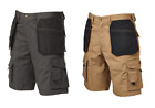 Apache APARIPS Work Wear Polycotton Rip-Stop Holster Shorts - Grey or Stone 