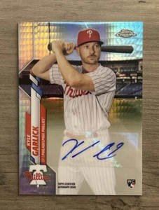 Topps Chrome Update Target Prism Refractor 125/125 2020 Kyle Garlick Rookie Auto - Imagen 1 de 2