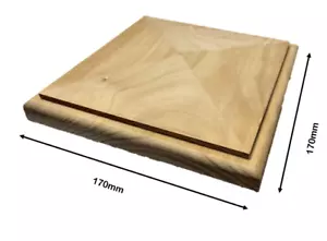 115mm Square Pyramid Post Cap Treated Pine H3 LOSP - Paint Grade - Picture 1 of 2