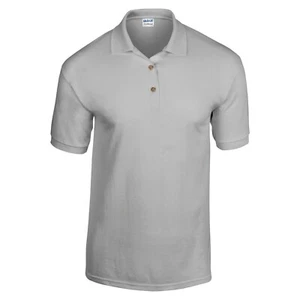 Gildan Dryblend Men's Size M Light Grey Polo Shirt Brand New - Picture 1 of 1