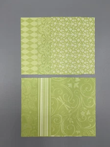 12 Stampin' Up Designer Series Paper Card Fronts 4x5.25 Double Sided - Picture 1 of 2