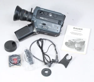 BAUER S205-XL SUPER 8 SOUND MOVIE CAMERA WITH EXTRAS FOR PARTS OR REPAIR - Picture 1 of 12