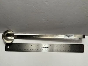 One piece Stainless Steel Ladle 1oz/29.56ml w/Hooked Handle 11.5" length - Picture 1 of 11