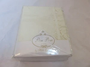 Bommel zu Hause Hilde Mathilde Leinen 3P King/Groß Bettbezug Kissenbezüge Set Elfenbein $ 884 - Bild 1 von 8