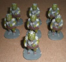 vintage 1983 Star Wars mini figures, Gamorrean Guard Miniature Figures 7 total