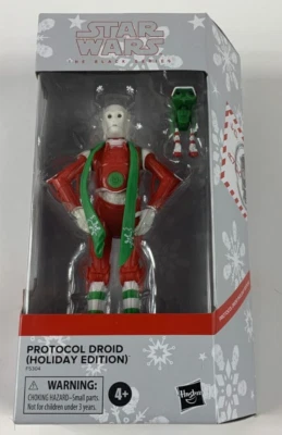 Figura de acción Star Wars: The Black Series Protocol Droid (Holiday Edition) Foto 1 de 3