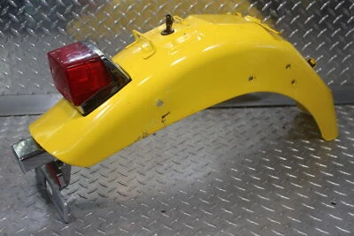 SUZUKI SAVAGE 650 YELLOW REAR FENDER  ( HAS CUT WIRES TO THE TAILIGHT) - Image 1 of 4