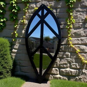 Leaf Garden Mirror - Picture 1 of 10