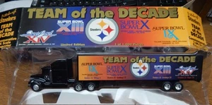 1999 WHITE ROSE PITTSBURGH STEELERS TRACTOR TRAILER 4 X CHAMPS 554/1000 NIB LQQK - Picture 1 of 3