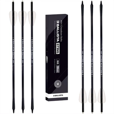 Карбоновые болты BALLISTA STING 13 дюймов наружный диаметр 6 мм для арбалета пистолета Ballista (6 шт.) - Изображение 1 из 4