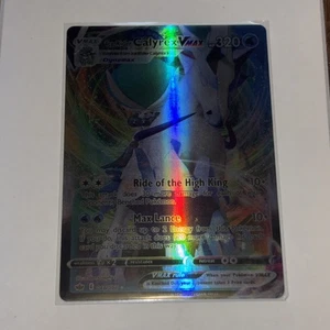 Ice Rider Calyrex Vmax 046/198 Chilling Reign Full Art Ultra Rare Pokemon NM/ M - Picture 1 of 2