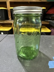 Ball Perfection grünes Einmachglas Quart 1913-1915 100 Jahre American Heritage - Bild 1 von 7