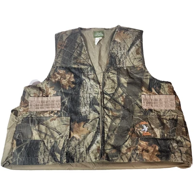 Quail Unlimited Hunting Vest Mens Sz XXL Camouflage Dove Shooting Outdoors - Image 1 of 4