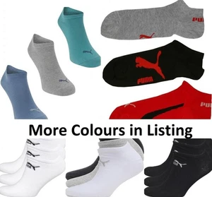 3 pares de calcetines de entrenamiento PUMA para hombre NUEVOS vendedor del Reino Unido calcetines invisibles talla 6-14 - Imagen 1 de 6