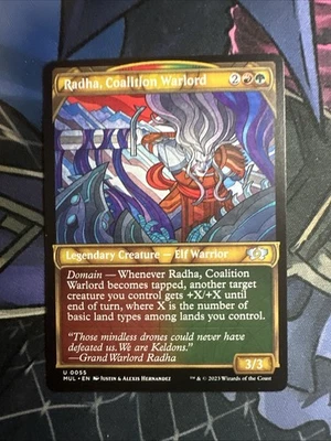 Radha, Coalition Warlord Foil (055) Showcase Multiverse Legends MUL MTG Magic - Image 1 of 2