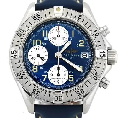 BREITLING Colt Cronógrafo A13035.1 Automático Azul Hombres - Imagen 1 de 4