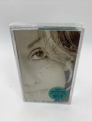 All the Way-A Decade of Song by Celine Dion (Cassette, 1999) New Sealed Tower - Image 1 of 4