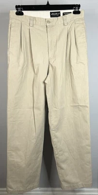 Pantalones Eddie Bauer Resistentes a Arrugas Calce Relajado Para Hombre Talla 32x30.5 Foto 1 de 3